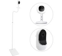 Soporte de suelo para monitor de bebé de altura ajustable de 67 pulgadas para monitor inteligente Nanit Pro y soporte flexible, Owlet Cam/Cam 2/Owlet Duo 2, monitor de bebé, también cámaras con