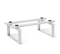 Soporte de suelo para sistemas split, Soporte de montaje condensador aire acondicionado acero inoxidable, tamaño 95x54x(10-20) cm, soporte en tierra del CA(95 * 54 * 15cm)
