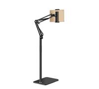 Soporte de suelo para tableta, domina tu visualización manos libres, soporte de metal resistente, brazo voladizo ajustable en altura, perfecto para cama, soporte estable para smartphone, fácil montaje