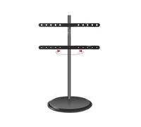 Soporte De Suelo para TV, Portátil, para Pantallas LCD, con Rotación De 45° A Izquierda Y Derecha, con Bridas para Cables, para Pantallas De 32 A 65 Pulgadas(B)