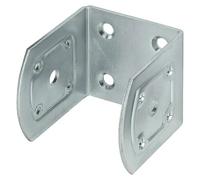 Soporte de tabique (L x An x Al: 61 x 60 x 80 mm, Zincado)