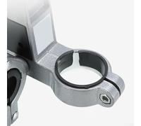 Soporte de taladro ajustable para taladro manual con base de hierro fundido, compatible con taladros eléctricos de 38 a 42 mm, soporte antideslizante para madera y metal precioso (agujero único)