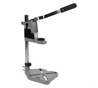 Soporte de taladro de aluminio ajustable para taladro de mano, kit de conversión de taladro con soporte de 38 a 42 mm, estación de perforación portátil para madera, metal, manualidades, gris (un solo