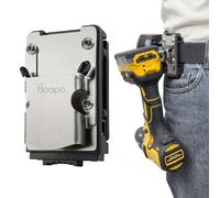 Soporte de taladro para cinturón, funda de gancho para taladro inalámbrico, cinta métrica, clip de taladro eléctrico de acceso rápido en el cinturón, se adapta a hasta 2.5 pulgadas