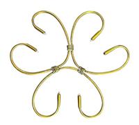 Soporte de tallo de la planta, estabilizador de plantas,Soportes STEM para plantas de interior | Gancho de enrejado floral estable de poste de metal, suministros de jardinería para la planta de un