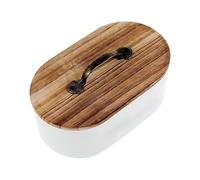 Soporte de tampón para el baño - Organizador de tampones, Organizador de productos femeninos | Accesorios de baño decorativos para horquilla de hisopía Medicina de la encimera cosmética | Caja de alma