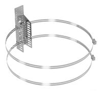 Soporte de tanque de expansión para calentador de agua con 2 tiras absorbentes de golpes para montaje en pared, soporta tanques de expansión de hasta 13 pulgadas de diámetro con construcción de acero