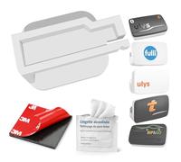 SOPORTE DE TAPA PARA TELEVISIÓN BIP PARABRISA UNIVERSAL AUTOROUTE DE AUTOMOCICLETA | REEMPLAZO COMPATIBLE CON BIP&GO ULYS VINCI FULLI TRP-4010 TRP-4030 (1 SOPORTE)