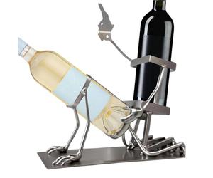 Soporte de taquilla de vino - Estilo Steampunk de mostrador, Organizador de licor de decoración de bar de cabeza de muerte | Accesorio de exhibición de bebidas elegante y herramienta decorativa de