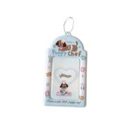 Soporte de tarjeta fotográfica popular coreano con llave de llave Mangas de tarjetas de plástico Banks Protección de tarjeta de crédito Regalos Tarjetas de identificación Protector