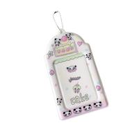 Soporte de tarjeta fotográfica popular coreano con llave de llave Mangas de tarjetas de plástico Banks Protección de tarjeta de crédito Regalos Tarjetas de identificación Protector