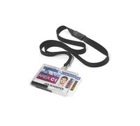 Soporte de tarjetas PUSHBOX DURABLE, con banda de tela, UE 20 unid.