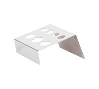 Soporte de tatuaje de tatuaje Copa de pigmento de acero inoxidable de acero inoxidable 7 agujeros maquillaje permanente para tatuajes tintas herramienta de almacenamiento de tatuajes tazas de pigmento