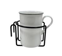 Soporte de taza para carrito, soporte de taza de carrito de compras,Soporte de taza de bebida de metal | Organizador de cochecitos, clip para bebidas en accesorios para