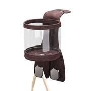 Soporte de taza para el asiento trasero, ganchos para el auto-organizador trasero 2 en 1 multifuncional, accesorios de viaje en coche para bolso de billetera de bebidas