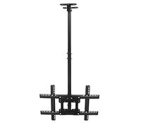 Soporte de techo ajustable de alta resistencia para televisores de 42 a 75 pulgadas, soporte giratorio e inclinable de movimiento completo, compatibilidad universal con la mayoría de televisores