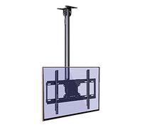 Soporte de techo ajustable para TV, inclinable y giratorio para televisores de 32 a 65 pulgadas, soporta hasta 132 libras, compatible con VESA de 500 x 1000 mm, perfecto para cine en casa y soluciones