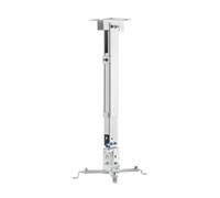 Soporte de Techo de Acero Inoxidable para Proyectores Blancos (hasta 560 mm) - AISENS