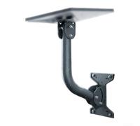 Soporte de techo de metal ajustable para Mini, soporte marino con soporte de tubo doblado, soporte compacto gris para exteriores para configuración de Internet de barco