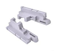 Soporte de techo deslizante de aluminio con clip a prueba de sol para Jeep para Renegade 2015 2021, par de piezas de repuesto 77368445 y 77368446, lado izquierdo y derecho