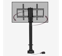 Soporte de techo eléctrico para TV - Soporte de pared para televisores de 32 a 75 pulgadas. Elevador eléctrico de TV con control remoto Soporta hasta 60 kg/132 libras. Espacio de agujero de apoyo