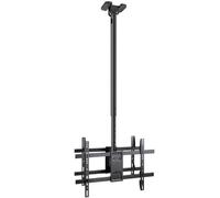 TooQ Soporte de Techo para 2 Pantallas 43"-86", Negro