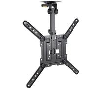 Soporte de Techo Tooq Inclinable Rotación y Ajuste de Altura 23" a 55" Máx. 20Kg