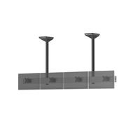Soporte de techo Kimex 031-4432K1 para 4 pantallas 32″ VESA 100x100 altura 100cm