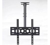 Soporte de techo multifuncional para TV, altura ajustable de 41.3 pulgadas, compatible con televisores LED de perfil bajo de 26 a 60 pulgadas, soporte de techo que ahorra espacio para cine en casa
