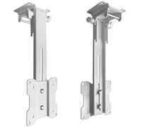 Soporte de Techo para Monitor Blanco - LCD LED Plasma TV Curvo para Techo Inclinado Caravana camión Camper Plegable VESA 75 100 Modelo: L87WA