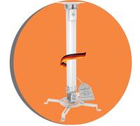 Soporte de techo para proyector PureMounts, inclinable: -15 ° a + 15 °, giratorio: 360 °, distancia de techo: 545-900 mm, capacidad de carga: máx. 13,5 kg, área de montaje universal: 54-320 mm,