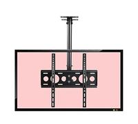 Soporte de techo para TV, ajustable, giratorio, inclinable, para televisores de 2665 pulgadas, compatible con VESA Max 400 x 400 mm, tornillo expandible, 1 metro de largo, resistente.