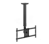 Soporte de Techo para TV con Altura Ajustable, Soporte LED de aleación de Aluminio de 360°, para Pantallas Planas de 32 a 65 Pulgadas, soporta hasta 45 kg(Black)