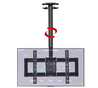 Soporte De Techo para TV con Inclinación Ajustable - Soporte De Techo para TV, Soporte De TV De Altura Ajustable Y Soporte De Pared, Elevador Telescópico para T,One Color-Can Rotate 360°