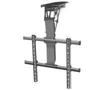 Soporte de techo para TV con rotación eléctrica, ángulo ajustable para una visión óptima, se adapta a pantallas de 32 a 65 pulgadas