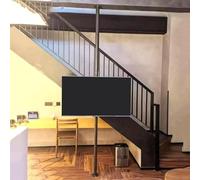 Soporte de Techo para TV LCD con Marco Giratorio de 360 Grados, Compatible con Pantallas LED de 32 a 75 Pulgadas(110-135cm)