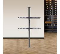 Soporte de Techo para TV LCD con Marco Giratorio de 360 Grados, Compatible con Pantallas LED de 32 a 75 Pulgadas(200-295cm)