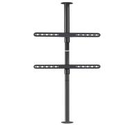 Soporte de Techo para TV LCD con Marco Giratorio de 360 Grados, Compatible con Pantallas LED de 32 a 75 Pulgadas(110-135cm)