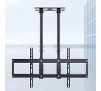 Soporte de techo para TV, soporte ajustable de doble polo para pantallas grandes, ideal para cine en casa y altura de visualización óptima