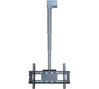 Soporte de techo para TV, soporte de TV motorizado, soporte de montaje de techo ajustable, mecanismo de elevación de TV con control remoto, altura ajustable (150 cm)