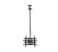Soporte de Techo telescópico Giratorio de Doble Pantalla