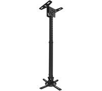 Soporte de Techo Tooq para Proyectores Tilt GiRatónrio e Extensível Max.20kg Negro
