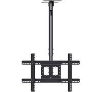 Soporte de techo universal multifuncional para TV, compatible con pantallas LCD de 32 a 70 pulgadas, diámetro máximo del agujero: 600 x 400 mm, soporte ajustable para una fácil instalación.