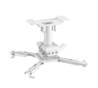 Soporte de techo Vivolink VLMC350S-W para proyector, ajuste 360°, blanco