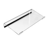 Soporte de teclado inclinado: soporte de teclado de computadora acrílico transparente | Tecillos convenientes elevador | Soporrte de la bandeja de teclados | Accesorios informáticos para tipificación