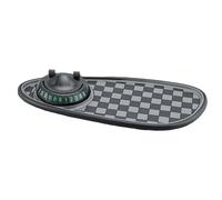 Soporte de teléfono 3 en 1 para salpicadero de coche, rotación de 360 grados, con alfombrilla de número de coche, aparcamiento con deslizador lavable B0E3