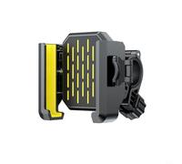 Soporte de teléfono ABS para motocicleta para dispositivos de 4, 7 y 7 pulgadas, seguro y de montaje para mayor tranquilidad durante cada viaje en bicicleta (es negro)