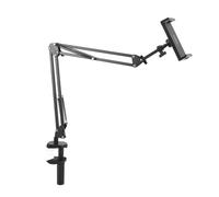 Soporte de Teléfono Ajustable con Brazo Plegable para Mesa, Escritorio, Cama, Amplia Compatibilidad con Protección de Silicona Suave, Almacenamiento Conveniente para Teléfonos y