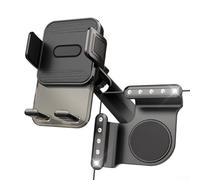 Soporte de teléfono ajustable para Tesla Model 3 Y, soporte de coche ABS resistente con ángulo de visión flexible, soporte seguro para smartphone para navegación