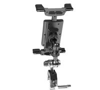 Soporte de teléfono ajustable - Soporte para tableta, soporte para tablet para cinta de correr, accesorios de fitness resistentes, soporte para dispositivos distintivos | Soporte fiable para bicicleta